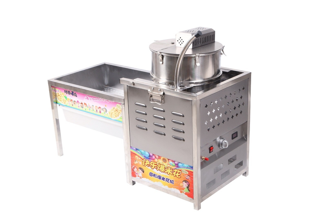 tragbare Kesselpopcornmaschinenkugelform-Maispopkornmaschine mit automatischem Mischer
